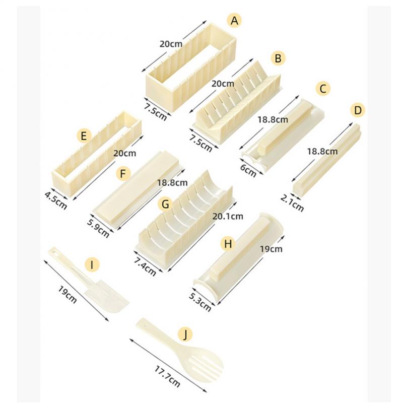 3/10Pcs DIY Sushi Maker Kit - essentialslifeshop