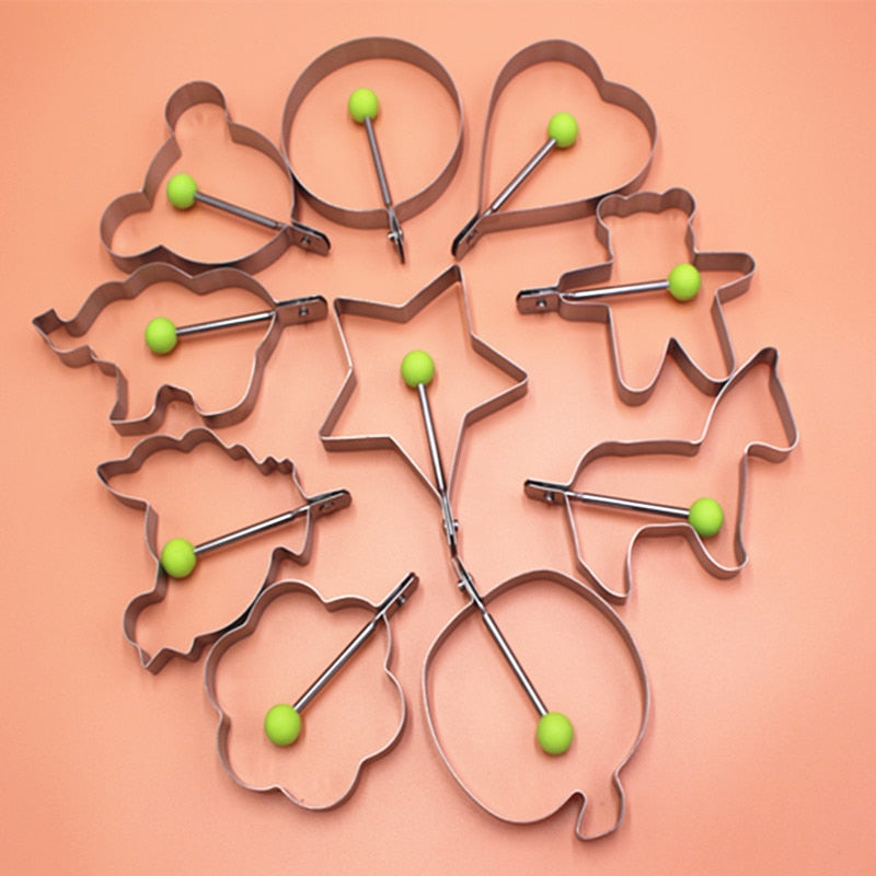 10Pcs/set Egg Pancake Rings - essentialslifeshop