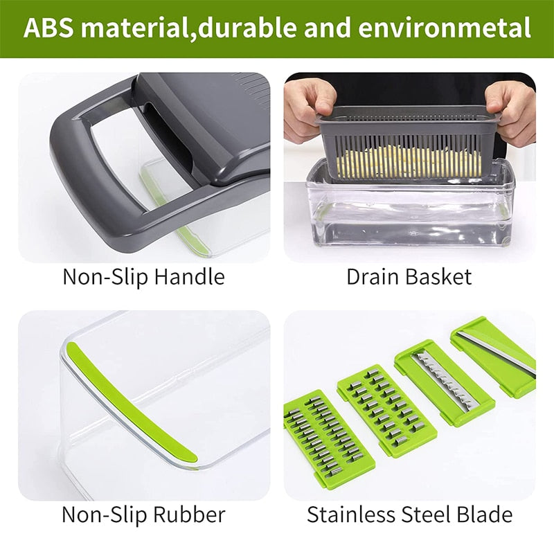 11 in 1 Vegetable Chopper Fruit Slicer - essentialslifeshop