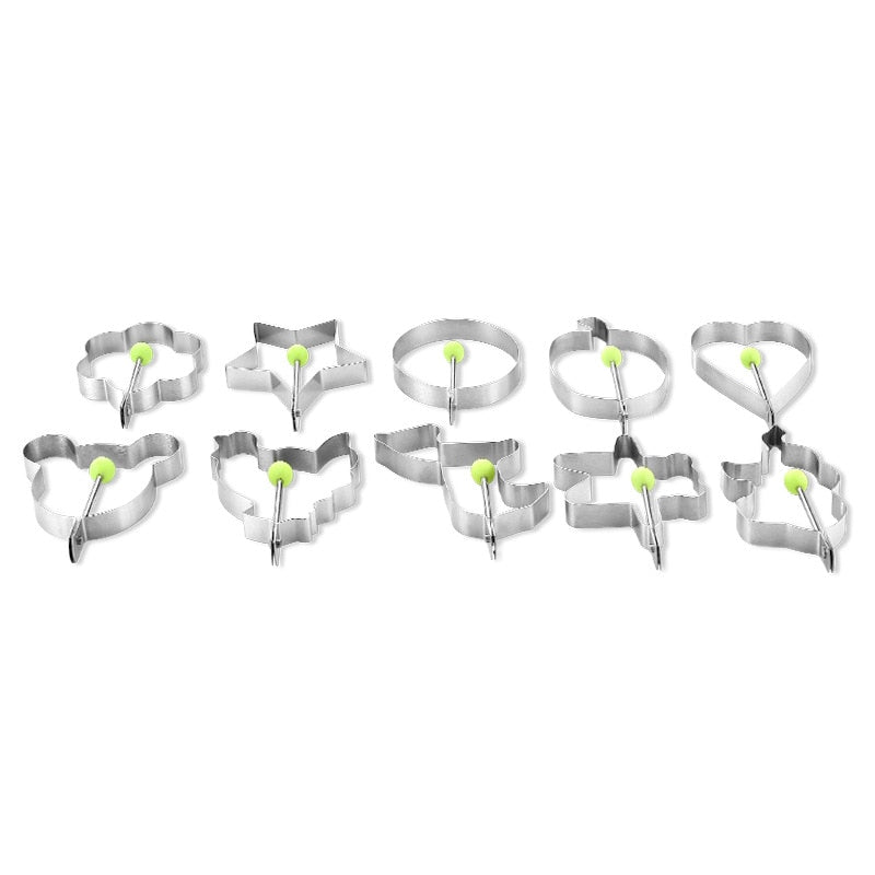 10Pcs/set Egg Pancake Rings - essentialslifeshop