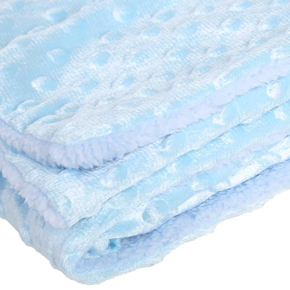 Soft Warm Fleece Baby Blanket - essentialslifeshop