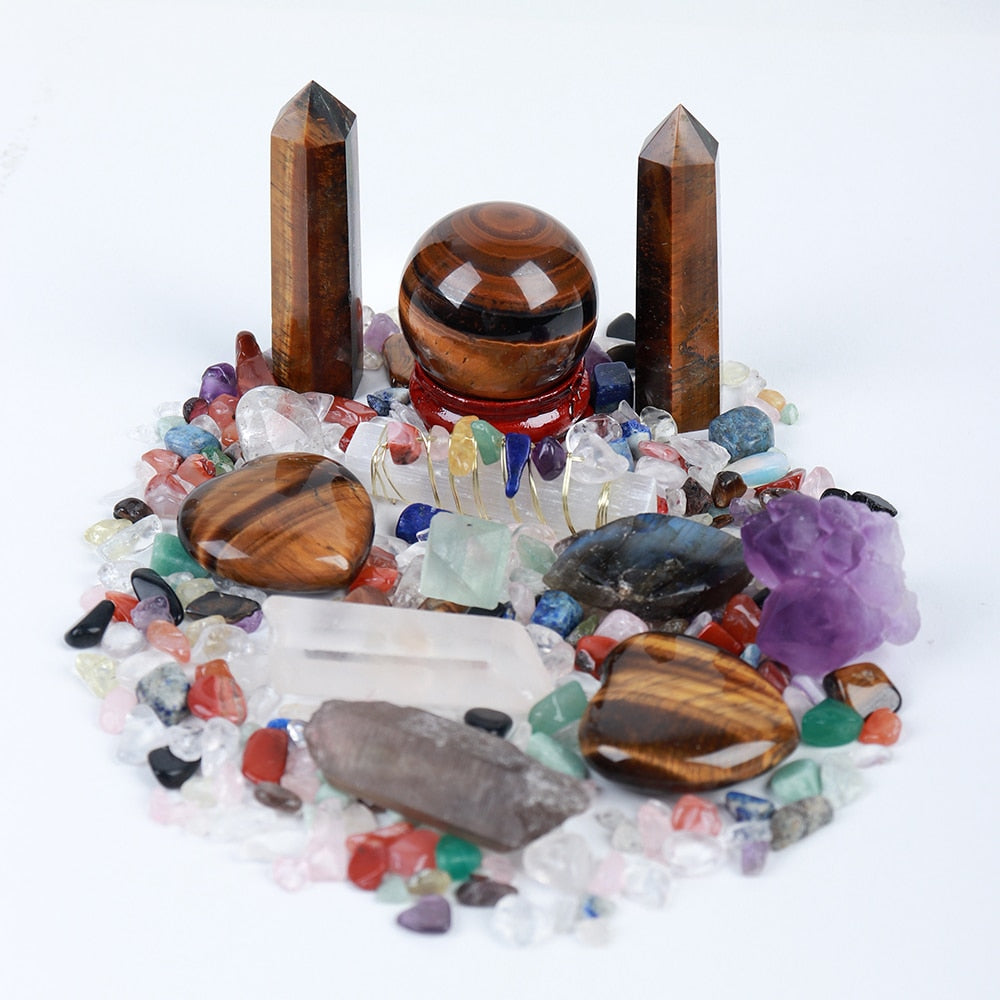 Chakra Stone Collection Reiki Crystal - essentialslifeshop