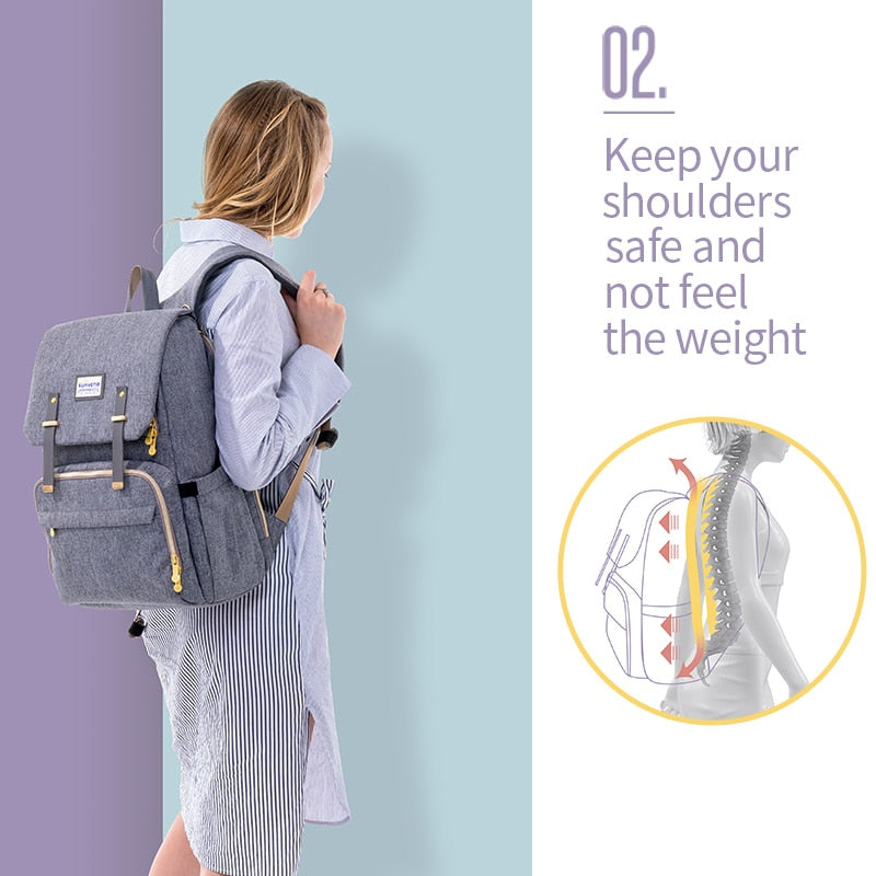 Large Capacity Travel Backpack Nursing Bag - essentialslifeshop