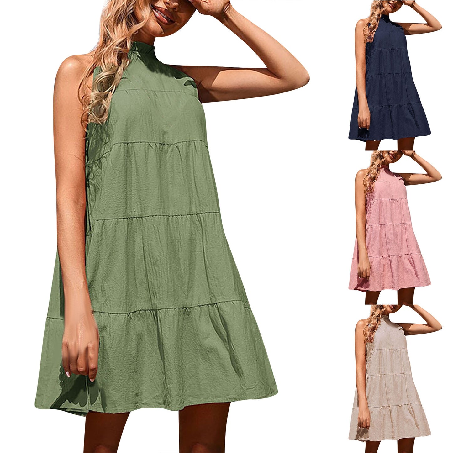 Casual Ladies A-line Dress - essentialslifeshop