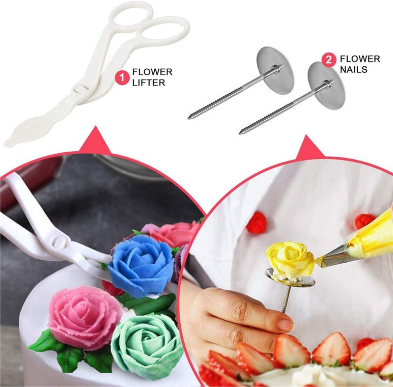 219PCs Cake Decorating Tips Set - essentialslifeshop