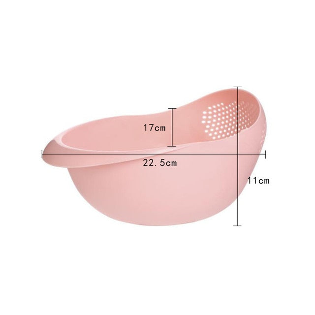 Plastic Colander Drain Basket - essentialslifeshop