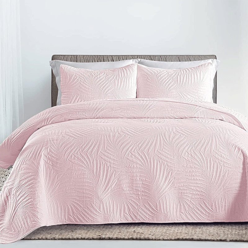 3 Piece Quilted Bedspread w/Sheet set - essentialslifeshop