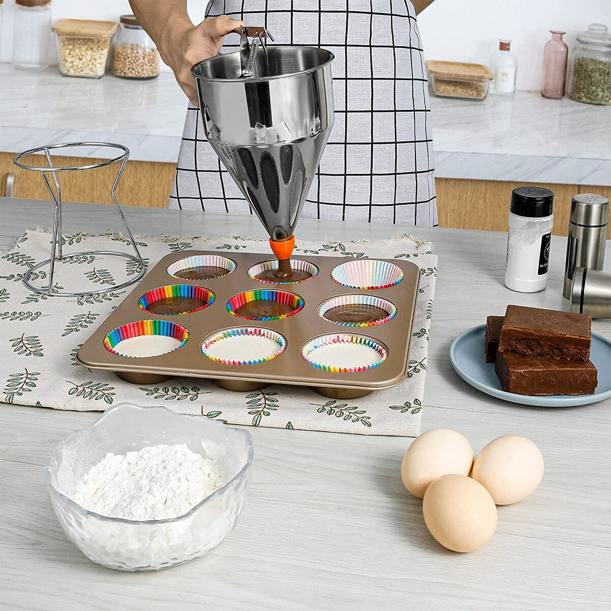 Pancake Batter Dispenser Multi-Caliber - essentialslifeshop