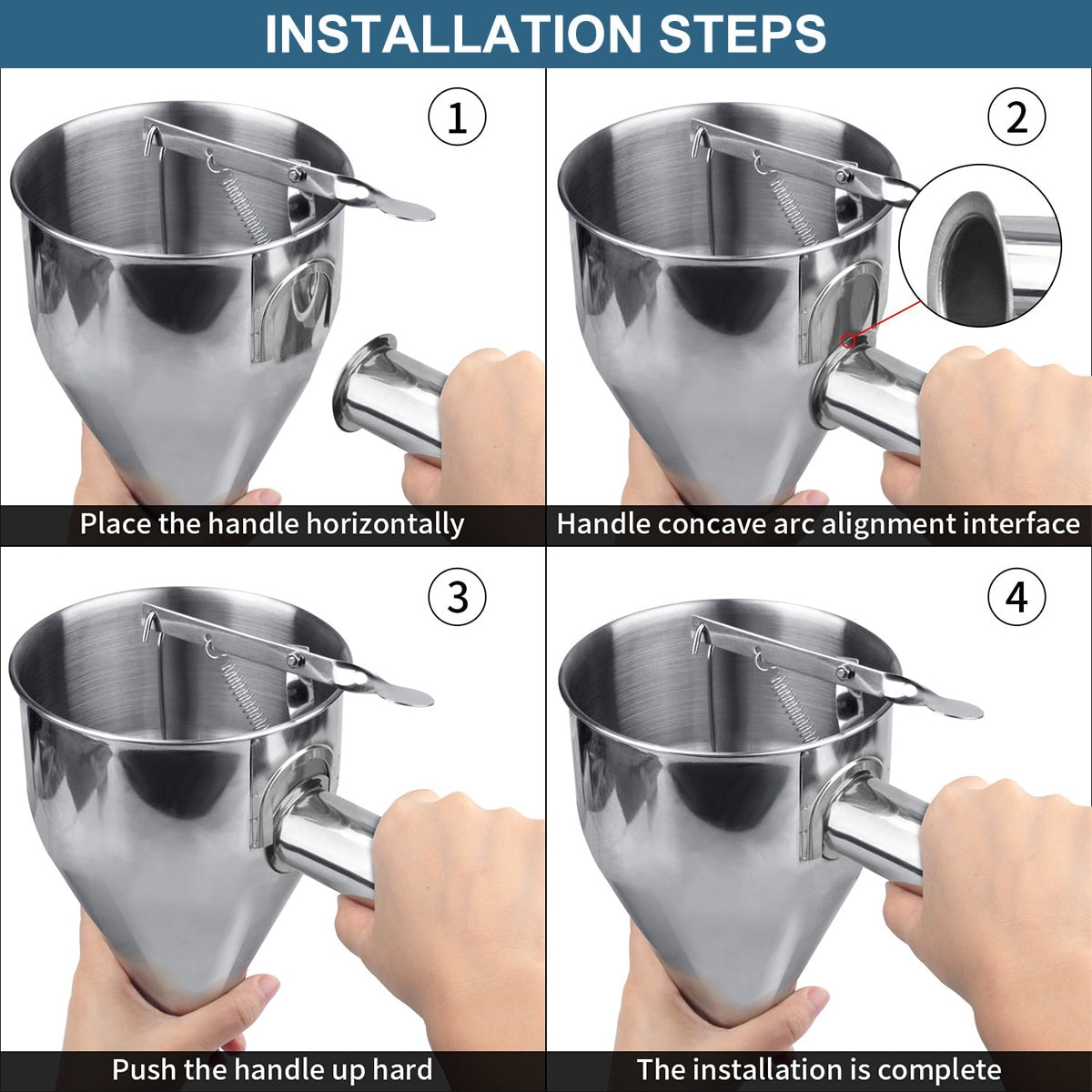 Pancake Batter Dispenser Multi-Caliber - essentialslifeshop