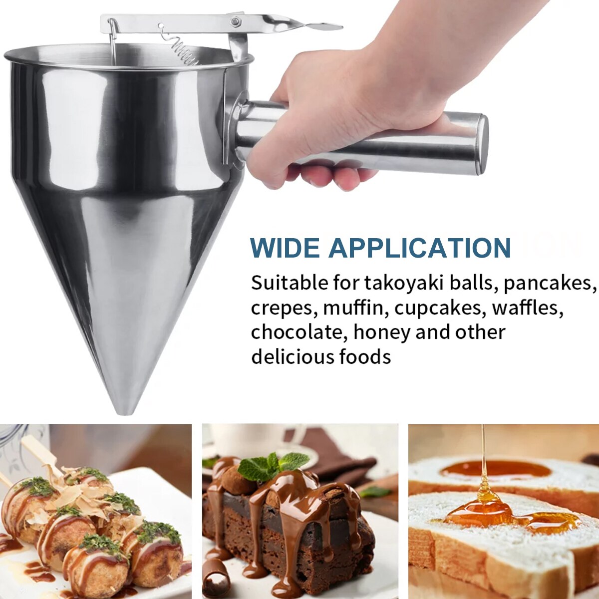 Pancake Batter Dispenser Multi-Caliber - essentialslifeshop