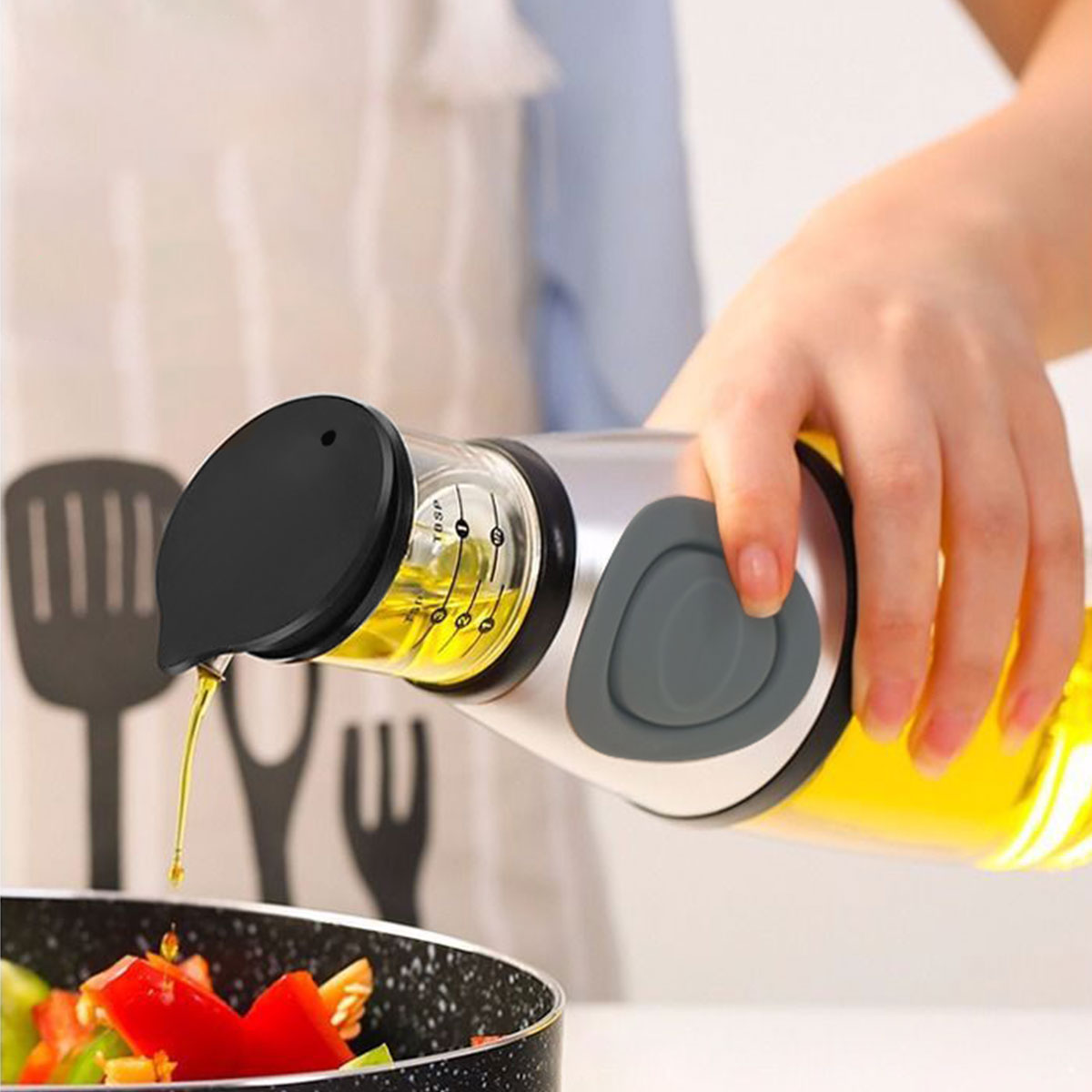 Measuring Oil Dispenser - essentialslifeshop