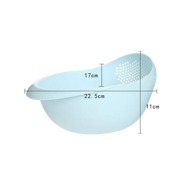 Plastic Colander Drain Basket - essentialslifeshop