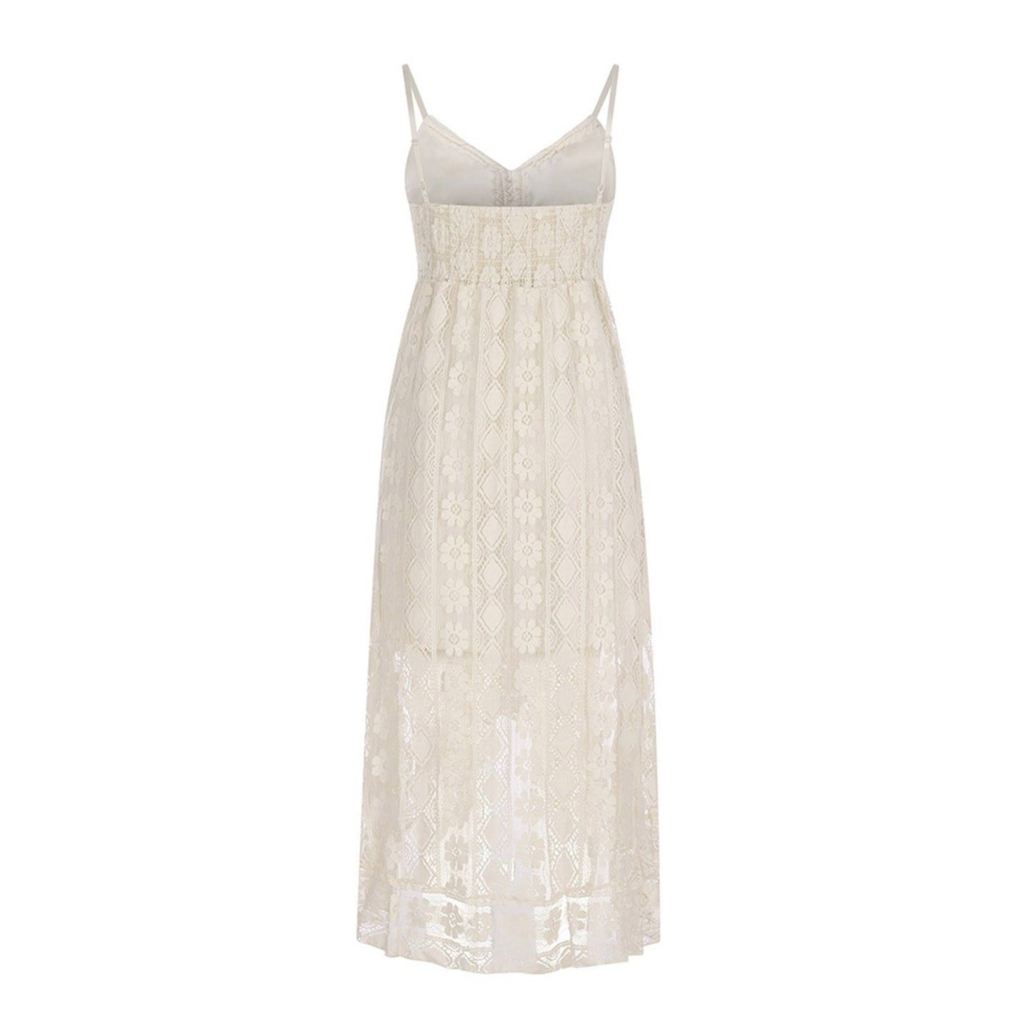 Casual Lace Big Hem Dress - essentialslifeshop