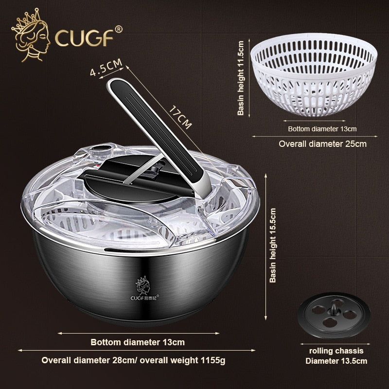 1 pc Salad Spinner - essentialslifeshop