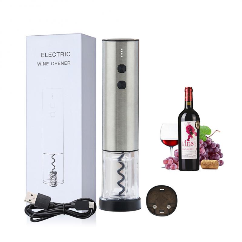4 In 1 Electric Corkscrew Rechargeable - essentialslifeshop