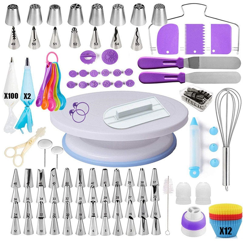 219PCs Cake Decorating Tips Set - essentialslifeshop