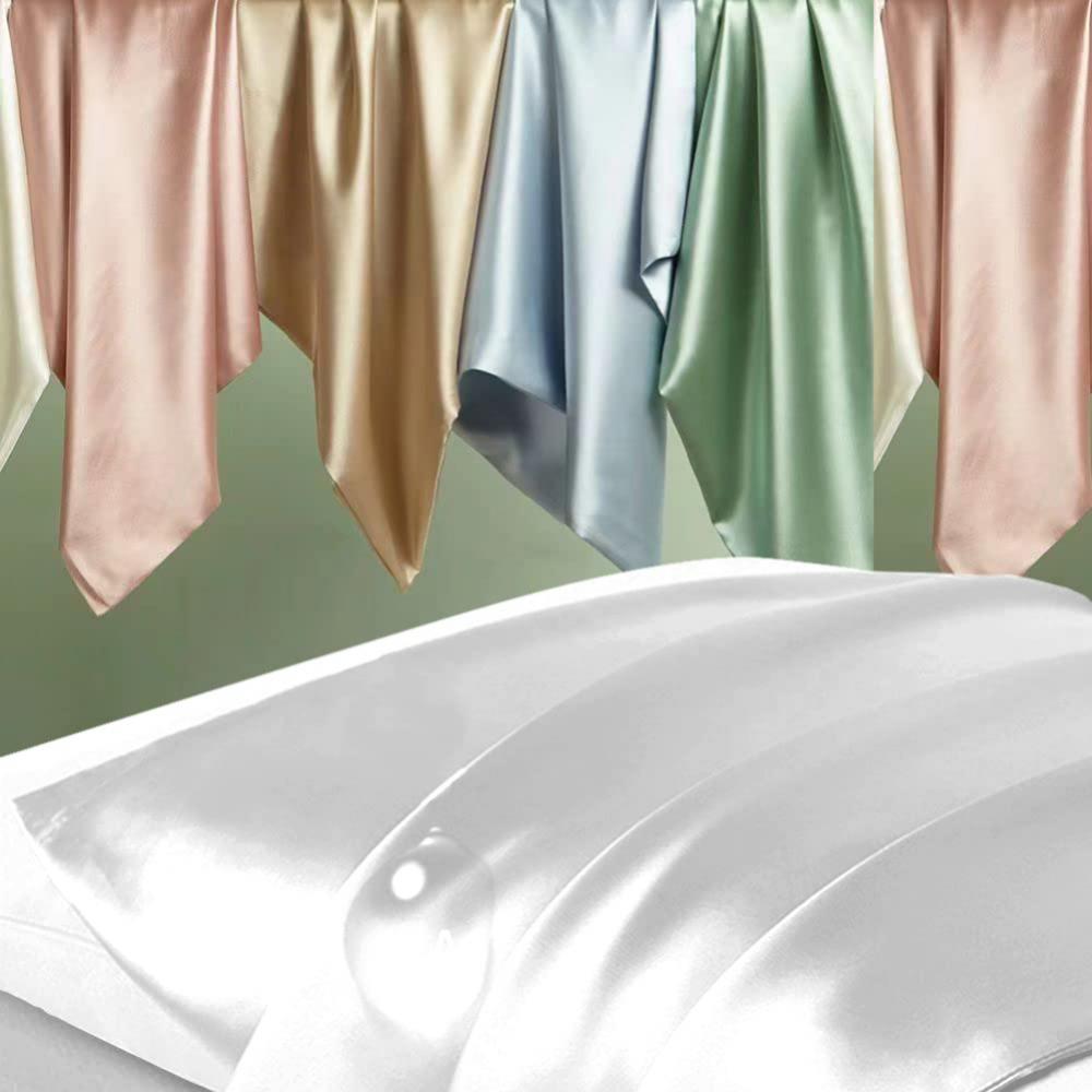 2pcs Pure Natural Silk Pillowcase - essentialslifeshop