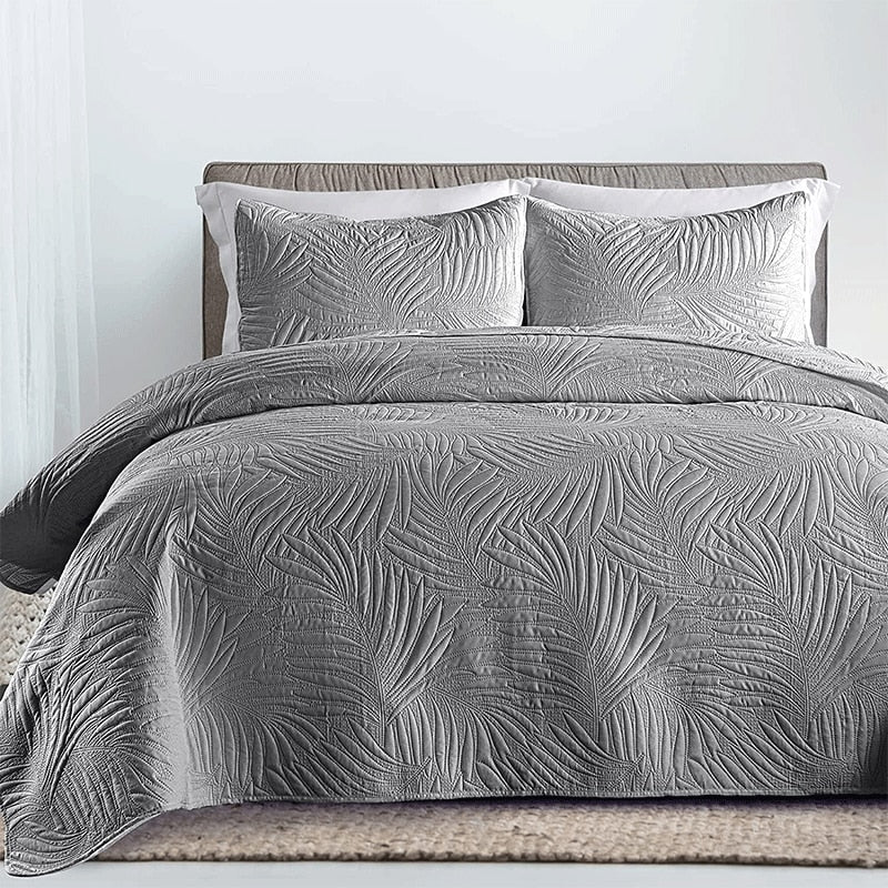 3 Piece Quilted Bedspread w/Sheet set - essentialslifeshop