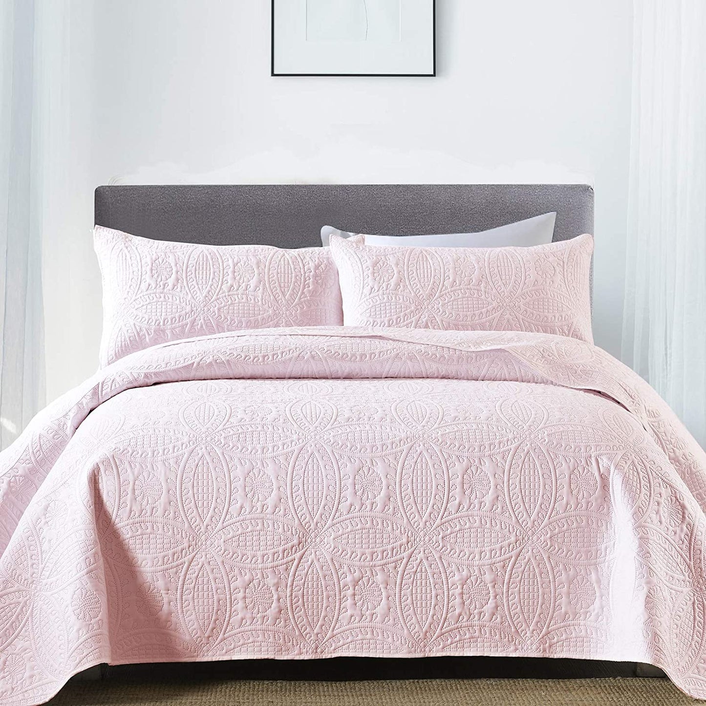 3 Piece Quilted Bedspread w/Sheet set - essentialslifeshop