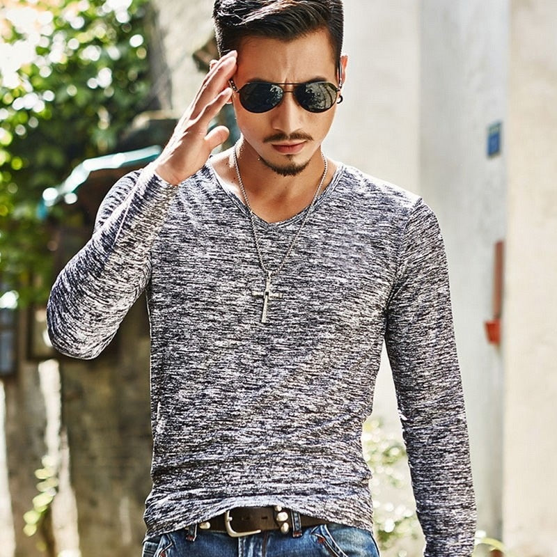 Fashion V neck Shirt - essentialslifeshop