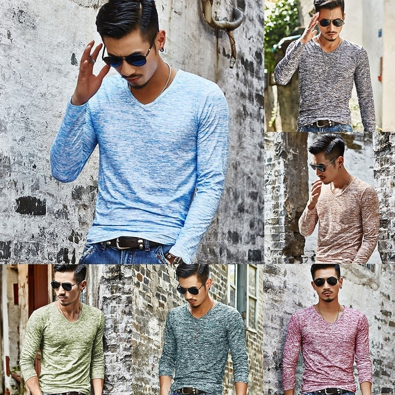 Fashion V neck Shirt - essentialslifeshop