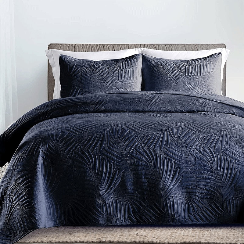 3 Piece Quilted Bedspread w/Sheet set - essentialslifeshop