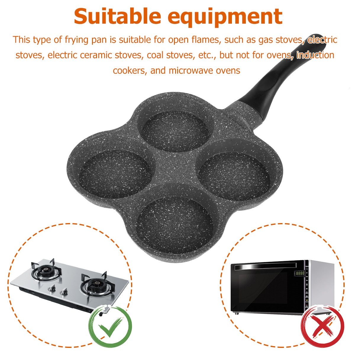 4 Holes Frying Pan - essentialslifeshop