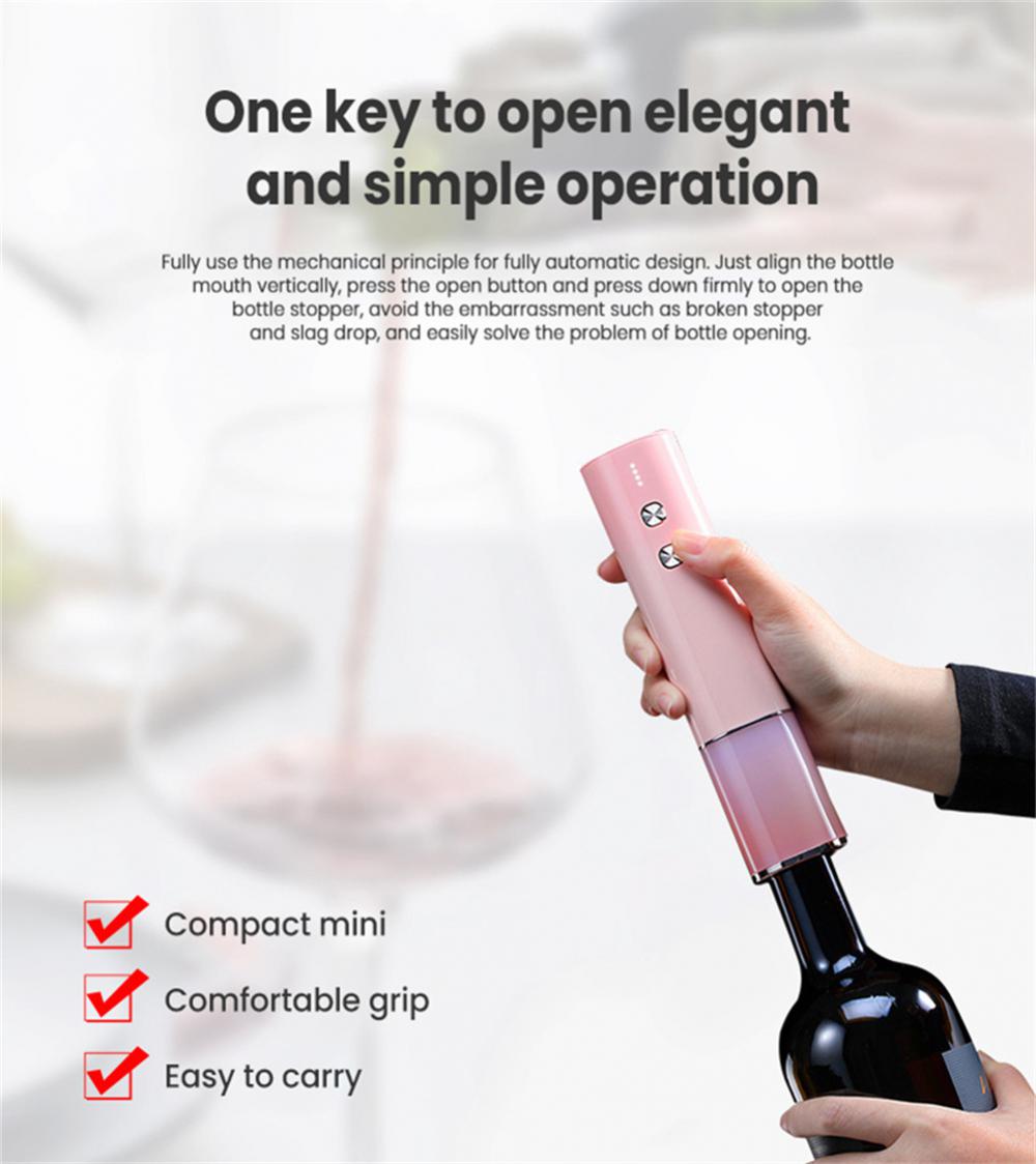 4 In 1 Electric Corkscrew Rechargeable - essentialslifeshop