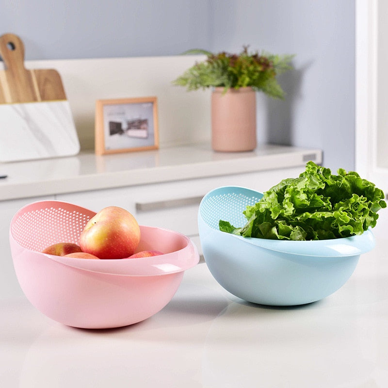 Plastic Colander Drain Basket - essentialslifeshop