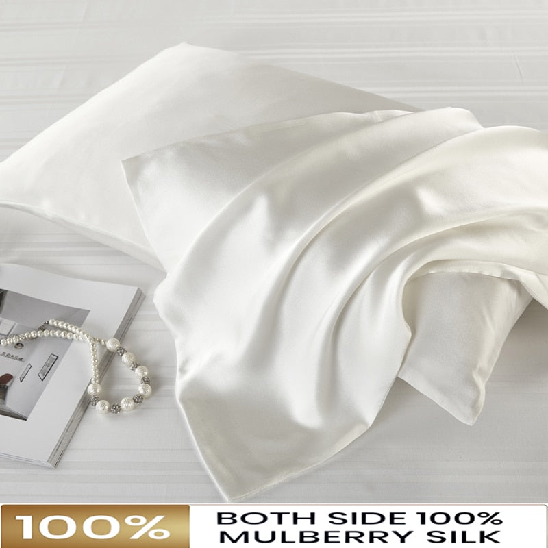 100% Pure Natural Mulberry Silk Pillowcase - essentialslifeshop