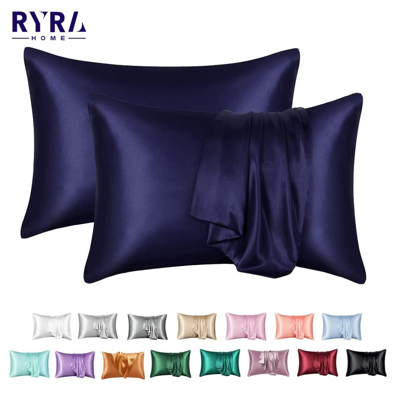 2pcs Pure Natural Silk Pillowcase - essentialslifeshop