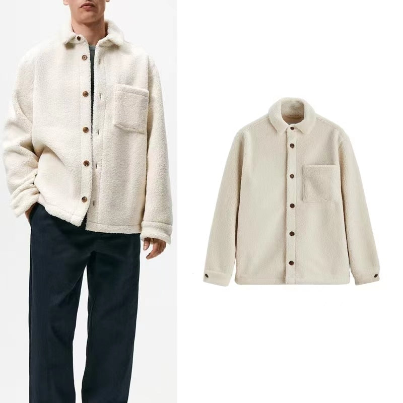 Plush Men's Coat - essentialslifeshop