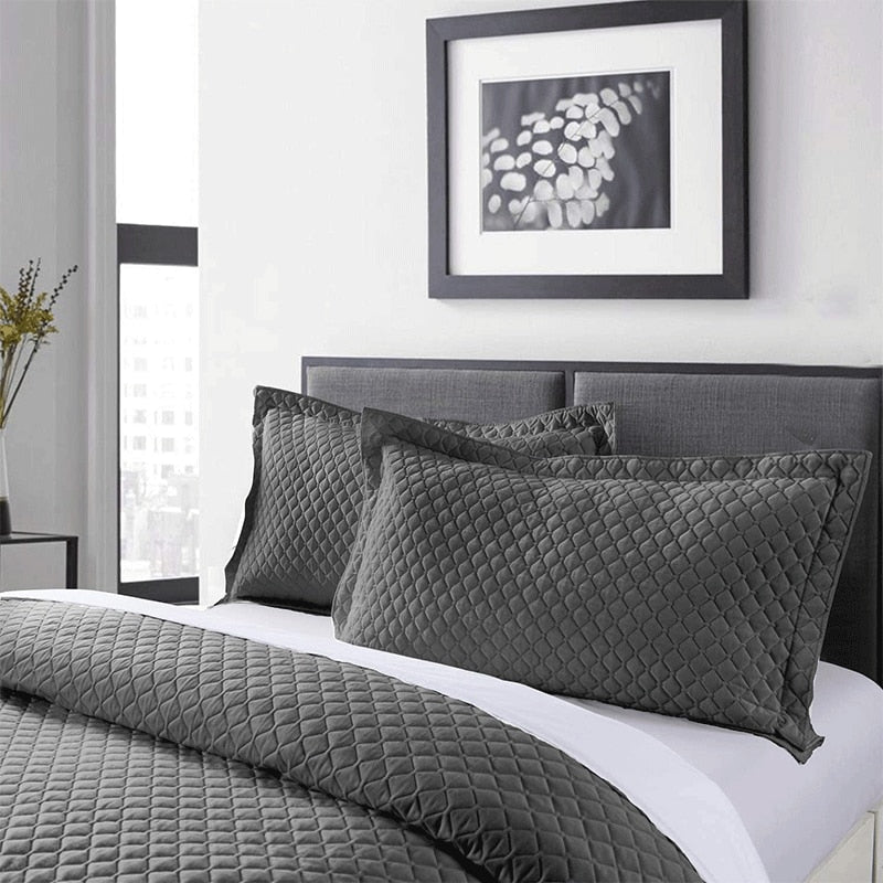 3 Piece Quilted Bedspread w/Sheet set - essentialslifeshop