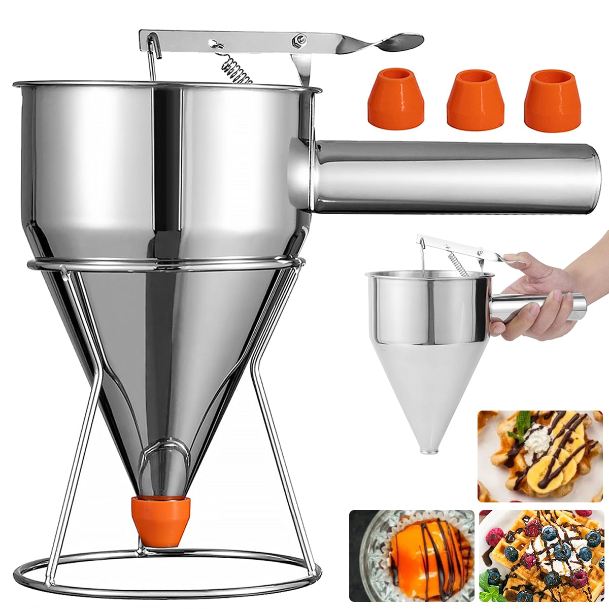 Pancake Batter Dispenser Multi-Caliber - essentialslifeshop