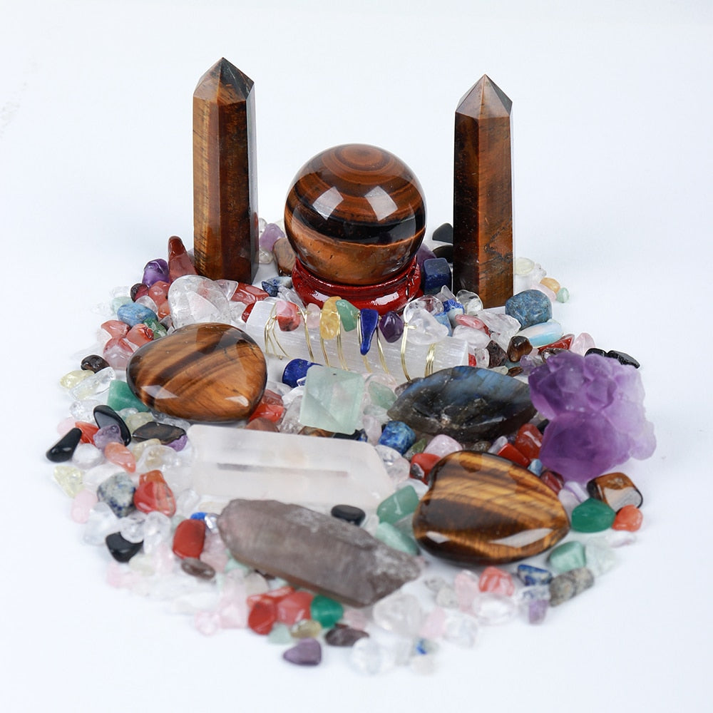 Chakra Stone Collection  Reiki Crystal - essentialslifeshop