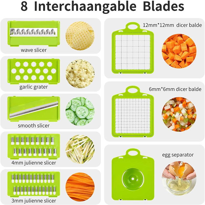 11 in 1 Vegetable Chopper Fruit Slicer - essentialslifeshop