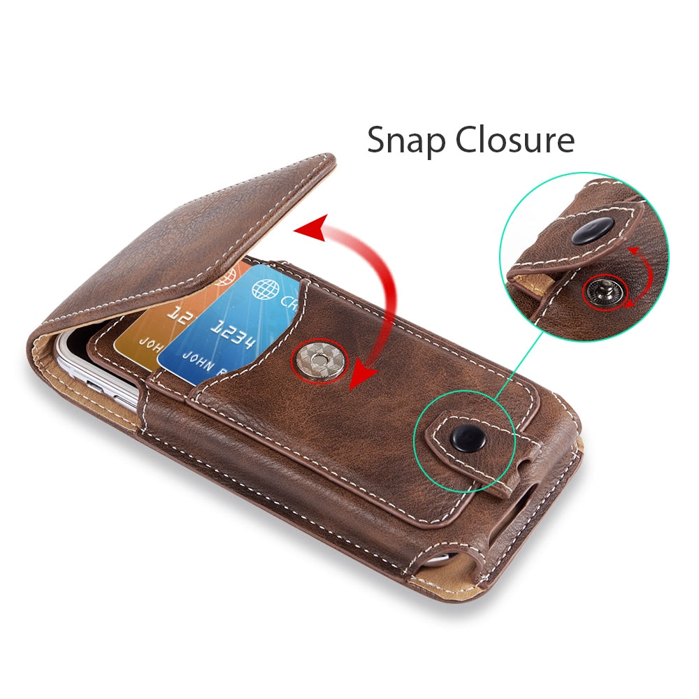 Leather phone Case - essentialslifeshop