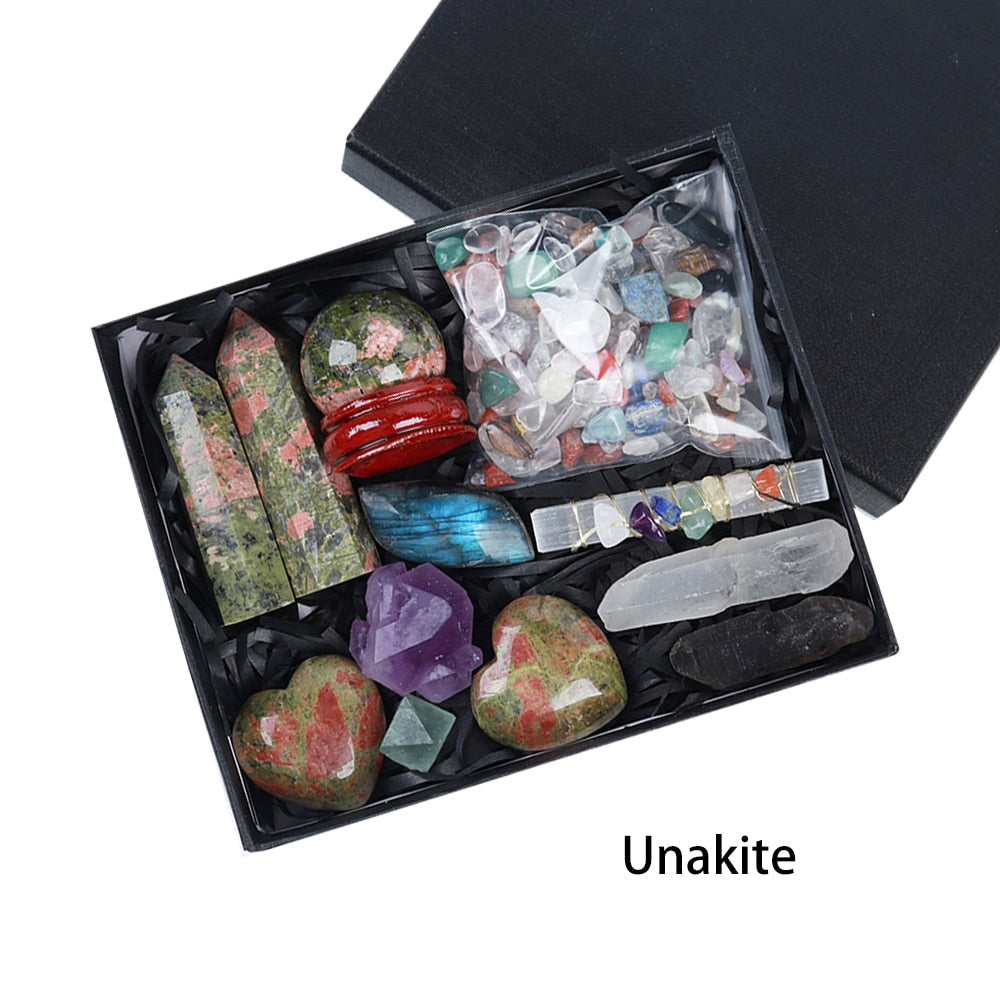 Chakra Stone Collection  Reiki Crystal - essentialslifeshop