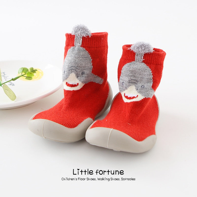 Newborn Baby  Sock Shoes Non-slip Soft Rubber Sole - essentialslifeshop