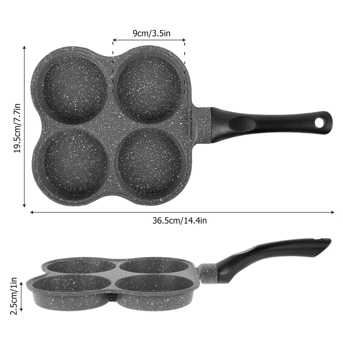 4 Holes Frying Pan - essentialslifeshop