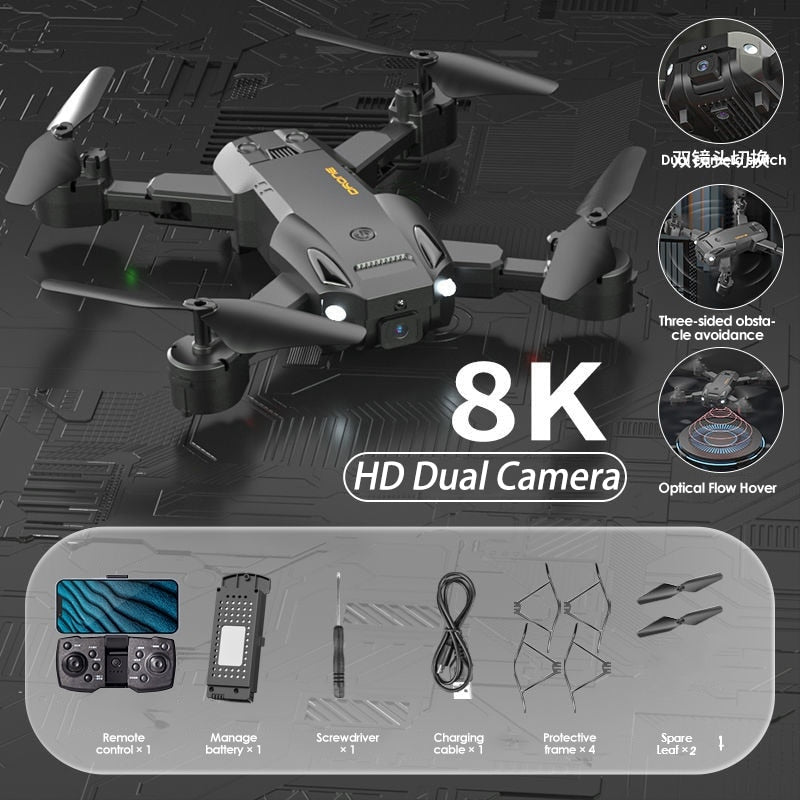 Aerial Camera 8k Automatic Obstacle Avoidance - essentialslifeshop