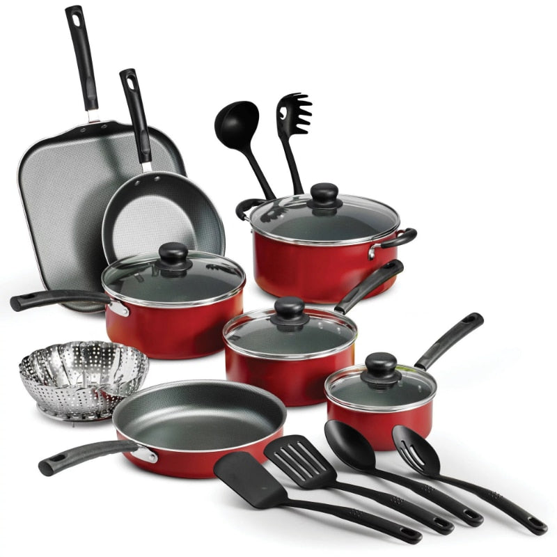 18 Piece Non-stick  Cookware Set - essentialslifeshop