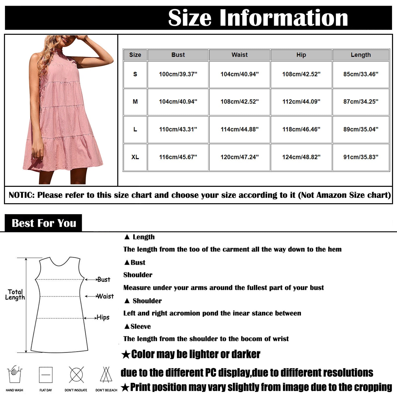 Casual Ladies A-line Dress - essentialslifeshop