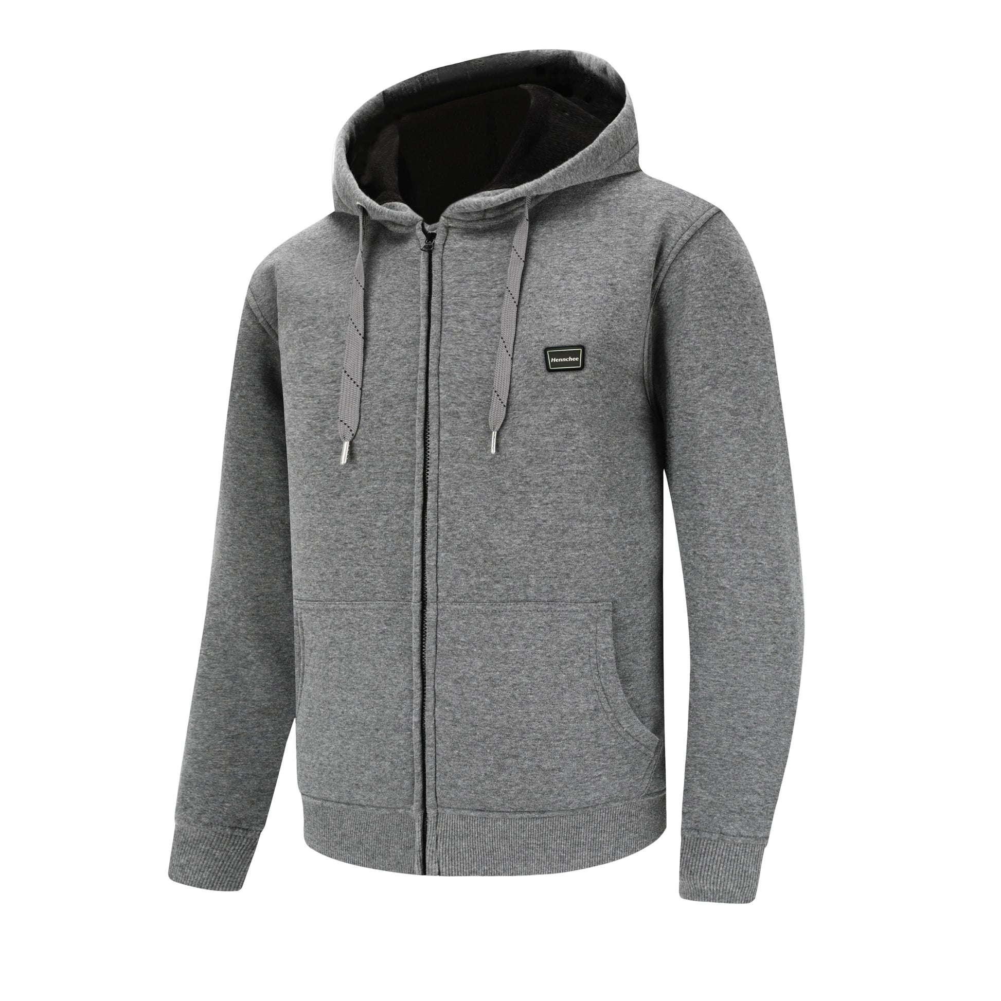 Zip Up Fleece Heated Hoodie Sweatshirts - essentialslifeshop