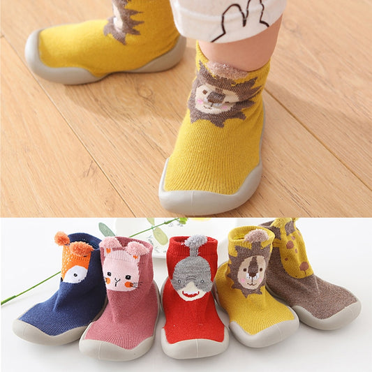 Newborn Baby  Sock Shoes Non-slip Soft Rubber Sole - essentialslifeshop