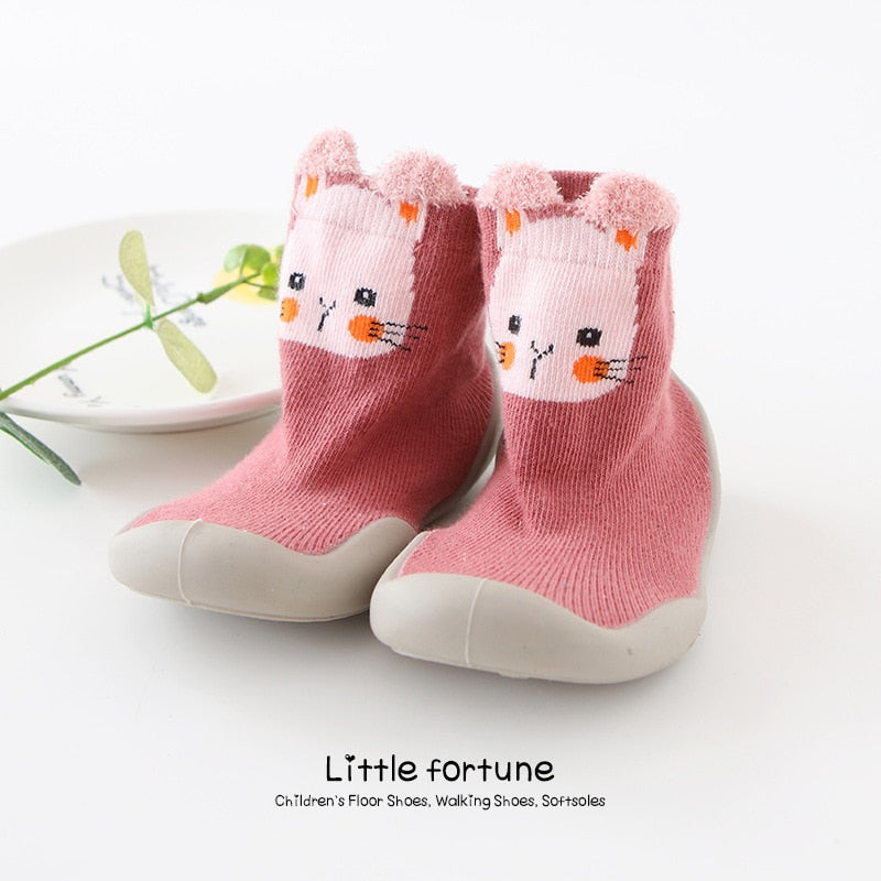 Newborn Baby  Sock Shoes Non-slip Soft Rubber Sole - essentialslifeshop