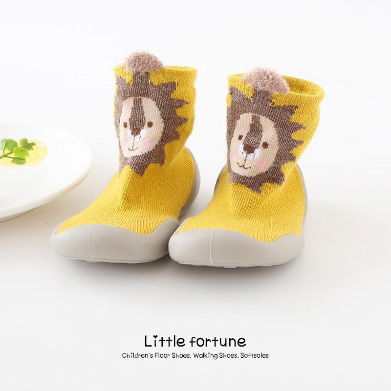 Newborn Baby  Sock Shoes Non-slip Soft Rubber Sole - essentialslifeshop