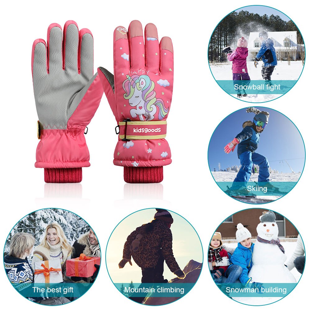 Kids Keep Warm Gloves Waterproof - essentialslifeshop