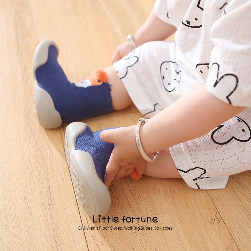 Newborn Baby  Sock Shoes Non-slip Soft Rubber Sole - essentialslifeshop