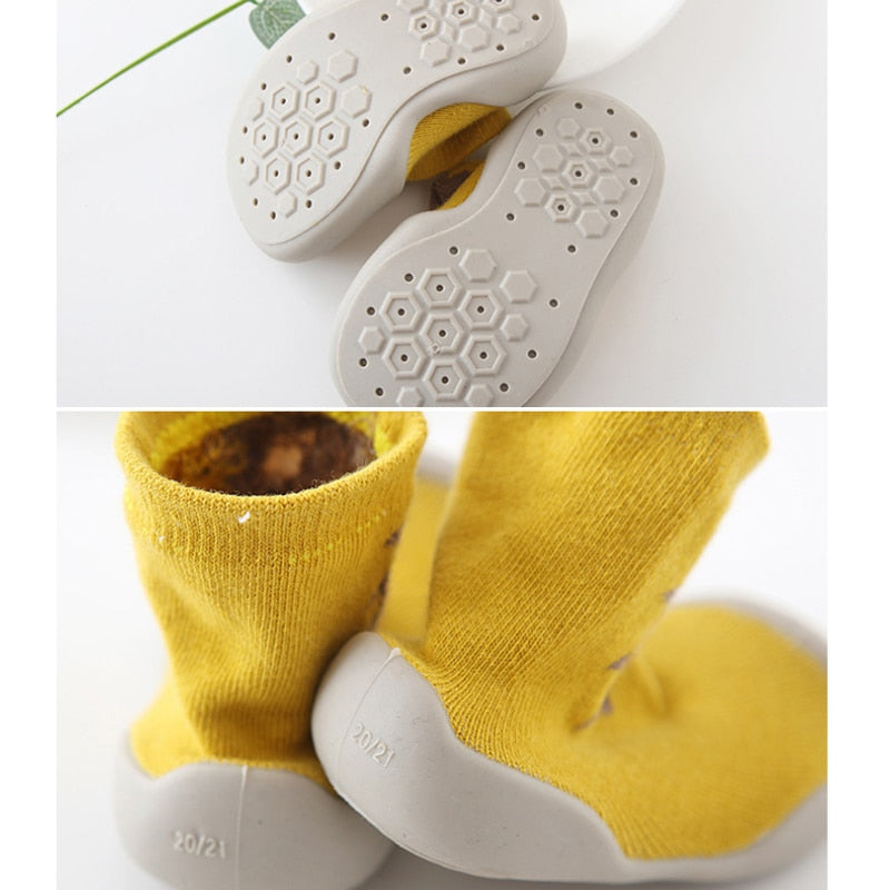 Newborn Baby  Sock Shoes Non-slip Soft Rubber Sole - essentialslifeshop